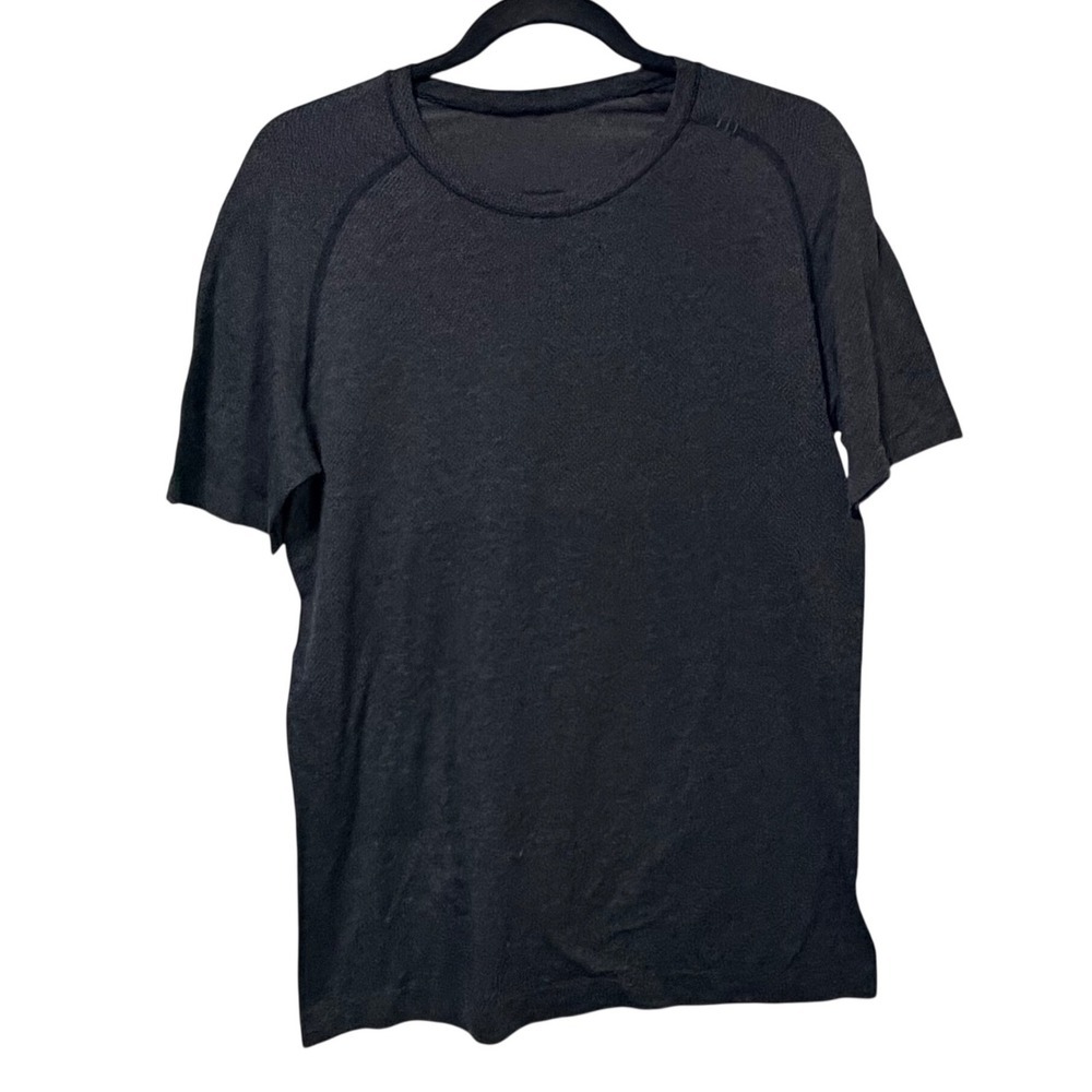 Lululemon Metal Vent Tech Short Sleeve Shirt Dark Grey Heather Womens Size S